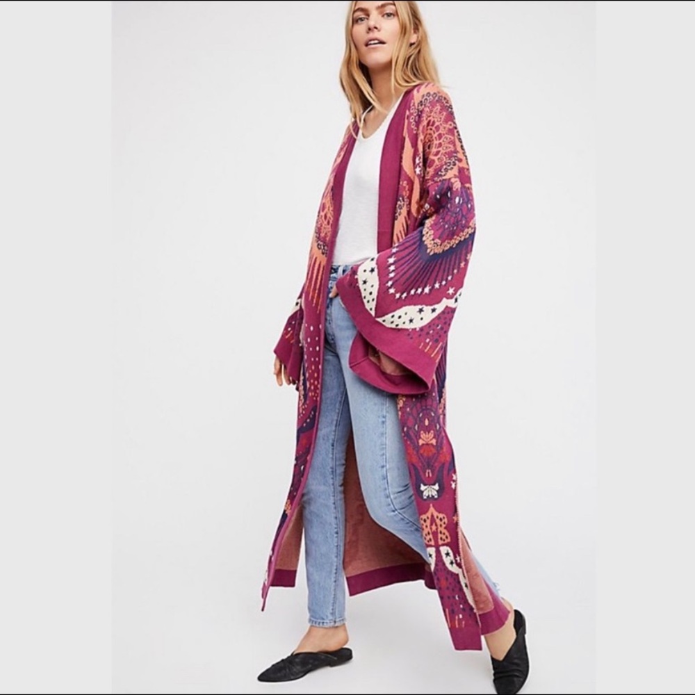 Free People Psychedelic Kimono